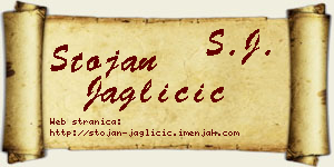 Stojan Jagličić vizit kartica